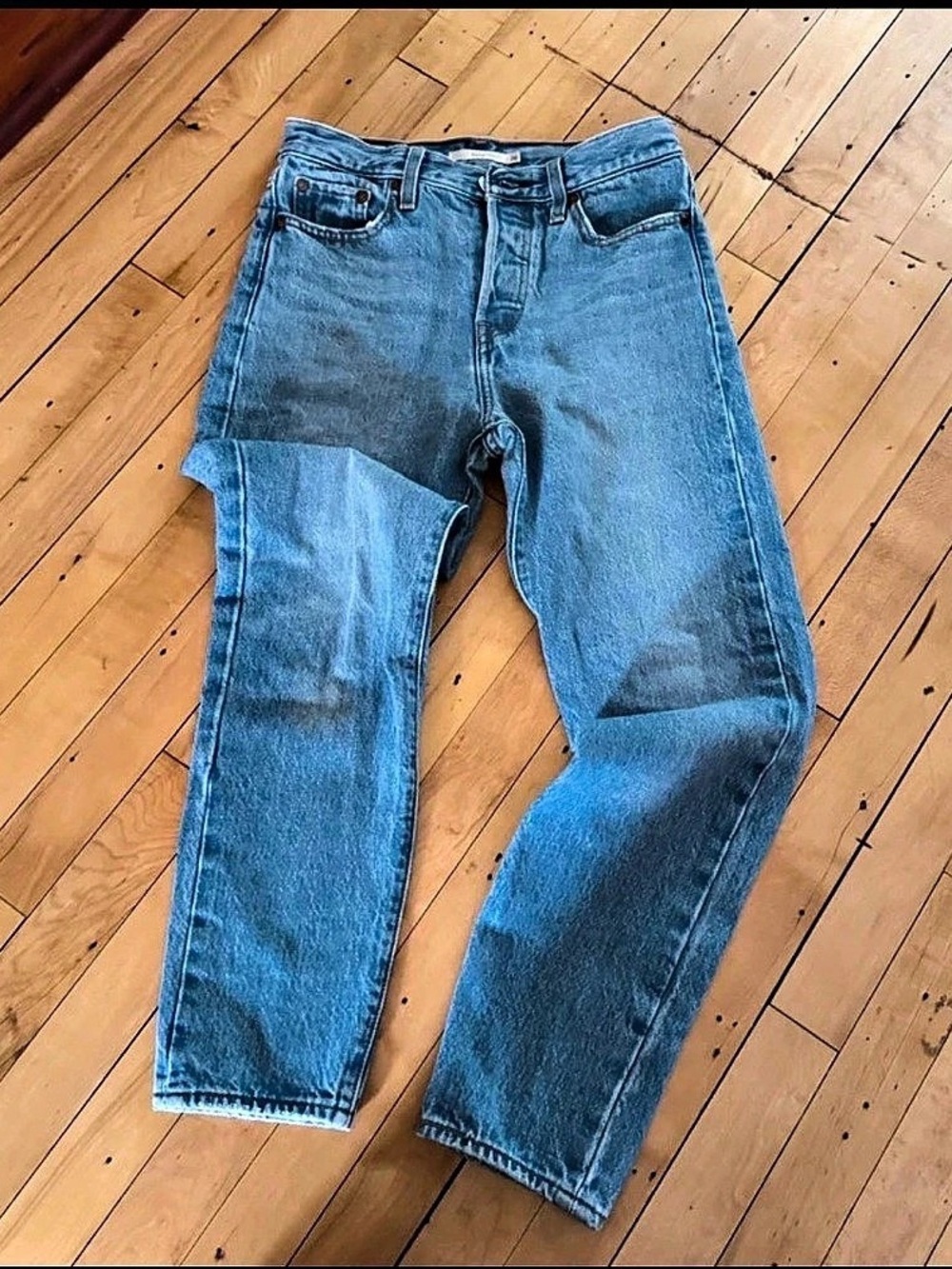Levi's Wedgie Straight Leg Jeans Waist 26 Blue